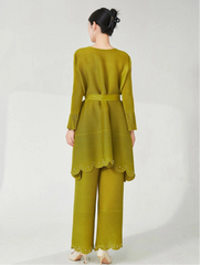 Luxury Pleated Trouser 2-Piece Set