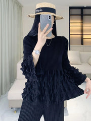Luxury Bubble Pleats Top & Pants