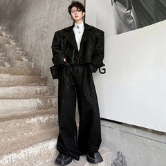 Men's Urban Couture 2-Piece Baggy Pants Set