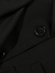 Luxury Ruffle Asymmetrical Vest