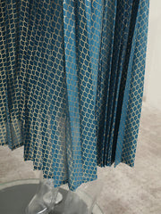 Truly Pleated Sleeveless Top & Skirt