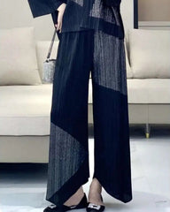 Premium Plisse Cardigan & Pant Set
