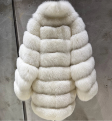 Luxury Arctic Fox Fur Coat