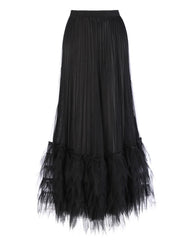 Couture Pleated Tulle Skirt