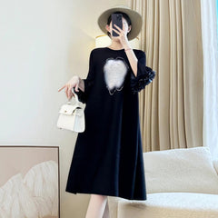 Casual Luxury Plissé Floral Dress