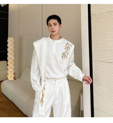 Men's Classic Embroidered 2-Piece Set