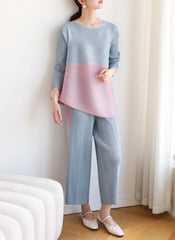 Luxury Plissé Top & Pant Set