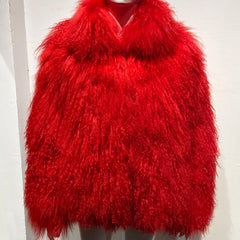 Authentic Luxurious Fluffy Fur Jacket