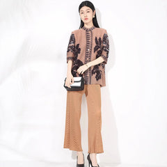 Luxe Pleated Cardigan & Pant Set