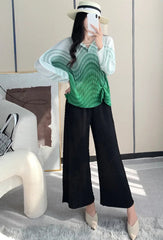 Signature Pleated Polo Top