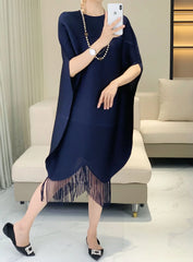 Luxury Plissé Oversized Tunic