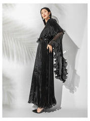 Luxe Plissé One-Shoulder Dress