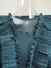 Truly Pleated Sleeveless Top & Skirt