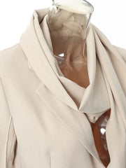 Luxe Minimalist Draped Blazer