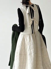 Luxury Quilted Layering Dress