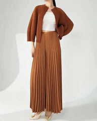 Zero-Crease Pleated Trousers