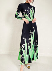 Elegant Pleated Skirt Set