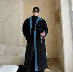 Men's Classic Luxury Full-Length Woolen Coat