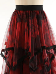Couture Asymmetric Tulle Skirt