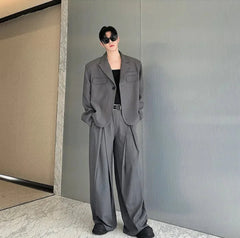 Men's Eternal Solid Two Piece Oversized Fit Set