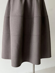 Luxury Minimalist A-Line Skirt