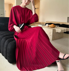 Luxury Flowy Plisse Skirt Set
