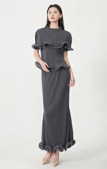 Premium Plissé Skirt 2-Piece