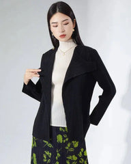 Couture Plisse Convertible Jacket