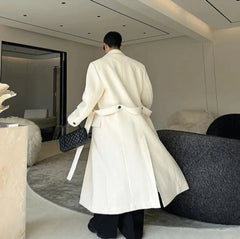 Men's Wool Blend Dress Coat