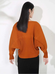 Luxury Plissé Pleats Top