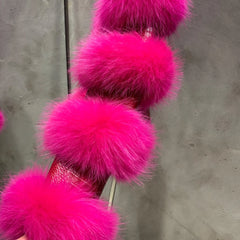 Couture Sheepskin & Fox Fur Coat