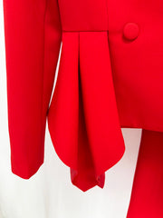 Women's Red Suit Set