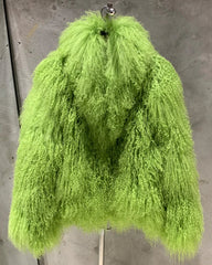 Curly Shearling Lamb Coat