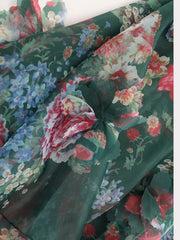 Floral Appliqué Pull-On Skirt
