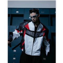 Men's Urban Faux Leather Biker Jacket