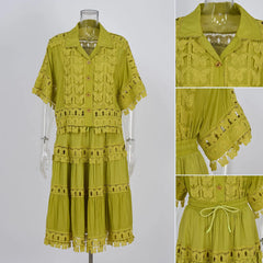 Luxe Butterfly Embroidered Top & Skirt