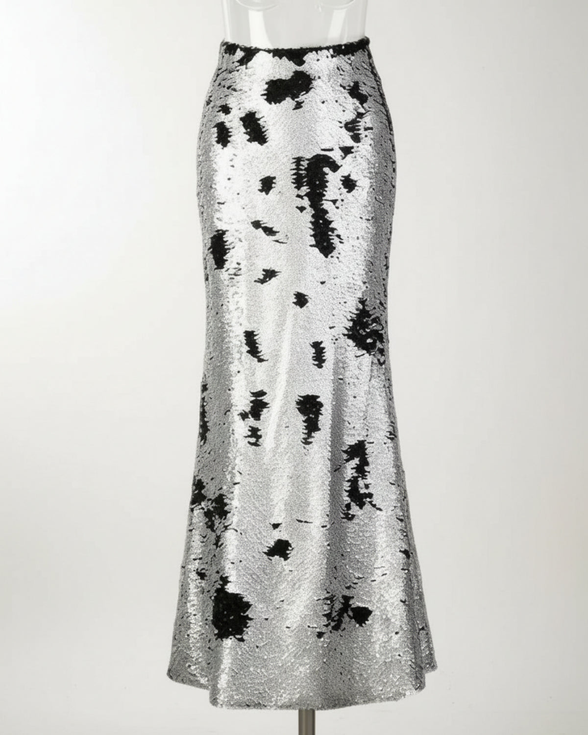 Sequin Maxi Skirt Full Length – Designer Evening Wear