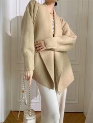 Luxury Thick Double-Knit Cardigan