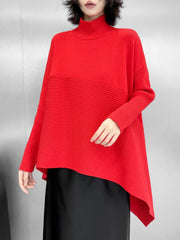 Luxury Oversized Asymmetric Knit