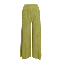 Luxe Wide-Leg Plisse Pants