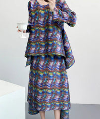 Luxury Essential Pleats Skirt Set