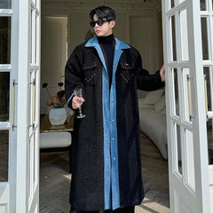 Men's Classic Luxury Full-Length Woolen Coat