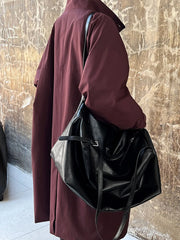 Oversized Cotton Trench Coat