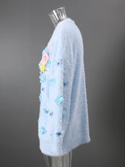 Luxury Floral & Butterfly Cardigan