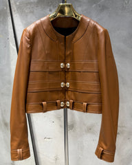 Couture Lambskin Leather Jacket