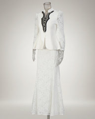 Couture Lace Skirt Set