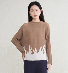 Japanese Plissé Long-Sleeve Blouse