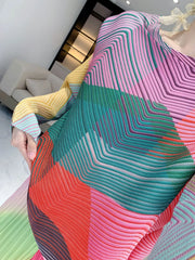 Luxury Wave Pleated Blouse