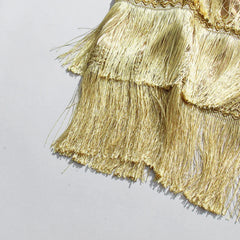 Luxury Fringe Maxi Skirt