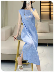 Truly Pleated Cardigan & Dress Set